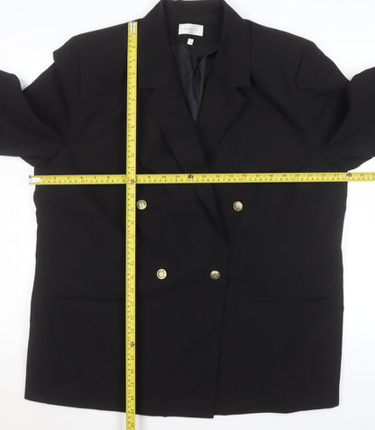Womens UK Size 20 Classics Regular Black Blazer