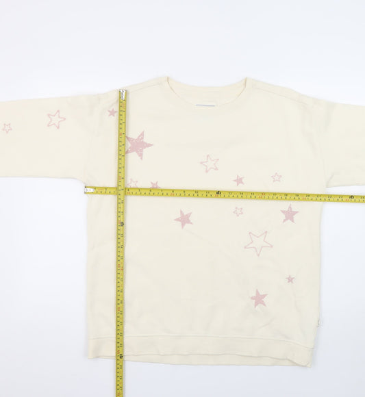 Womens UK Size 12 Fat Face Beige Pullover Sweatshirt