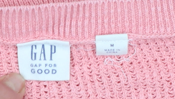 Womens UK Size M Gap Pink Pullover Jumper