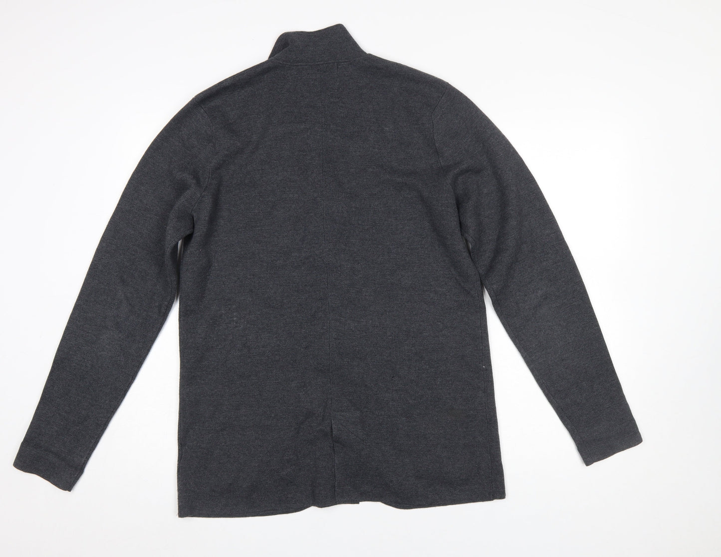 Mens UK Size M Guide London Grey Cardigan Jumper