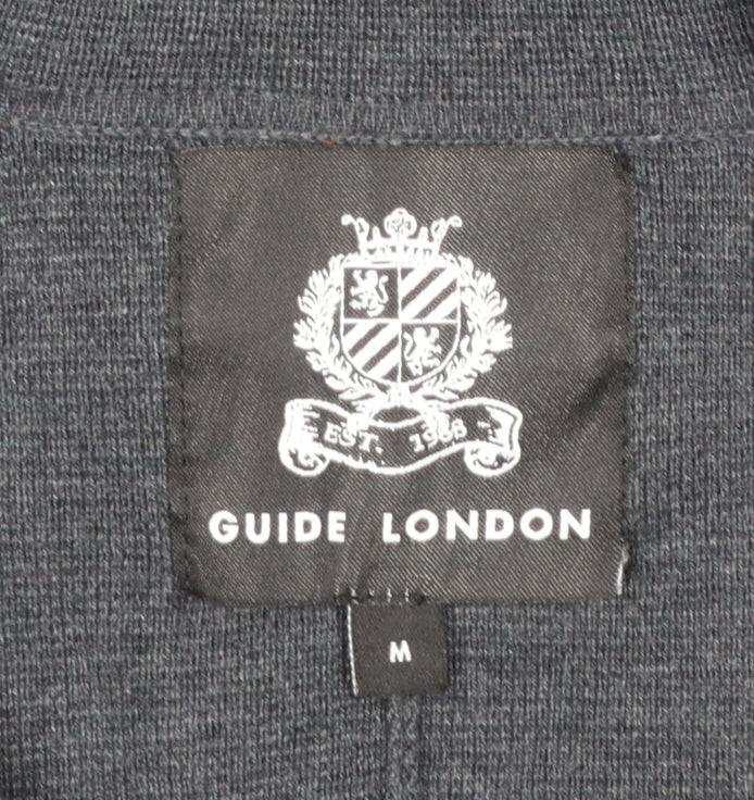 Mens UK Size M Guide London Grey Cardigan Jumper