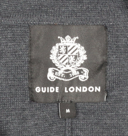 Mens UK Size M Guide London Grey Cardigan Jumper