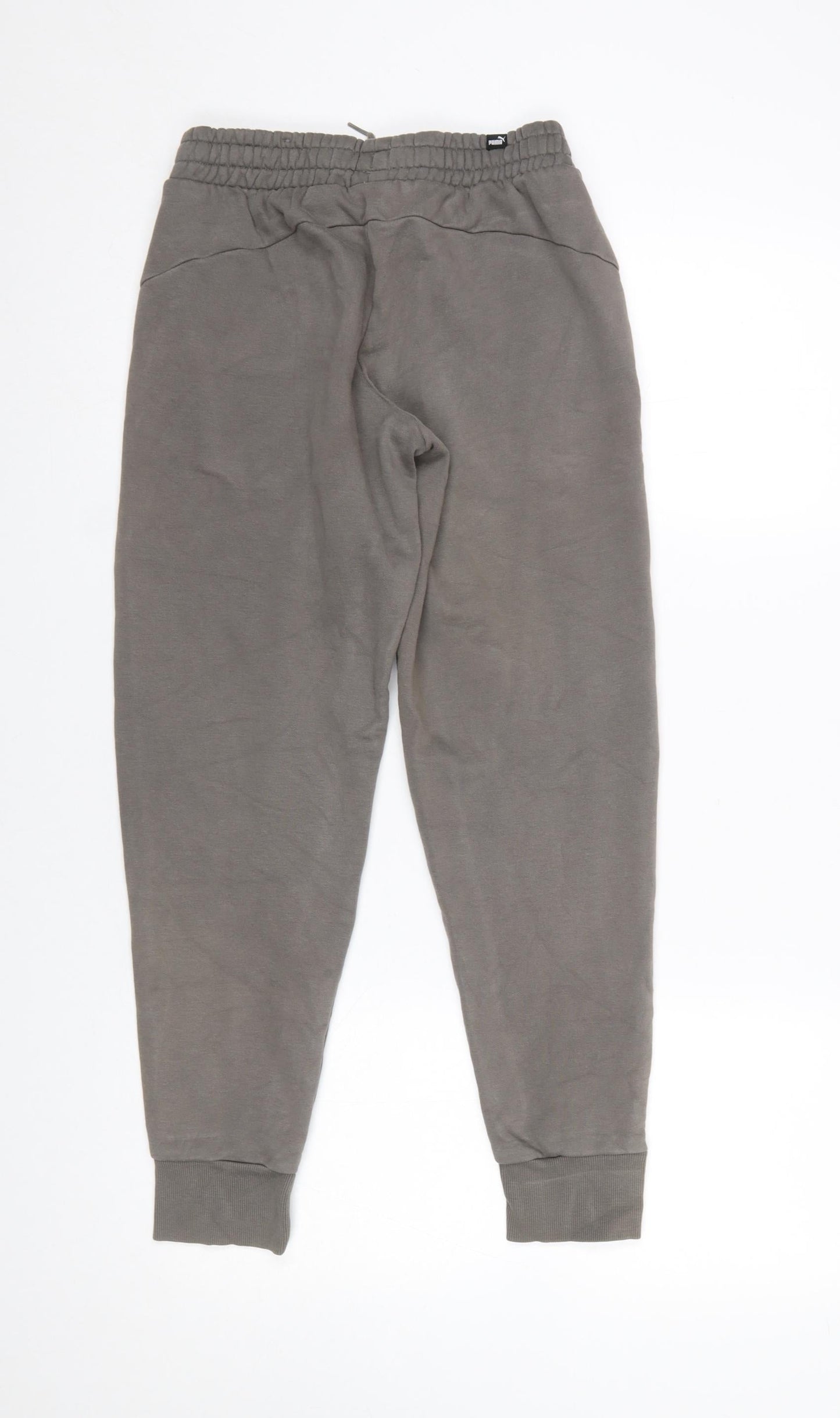 Womens UK Size XS PUMA Regular Fit Jogger Grey Trousers