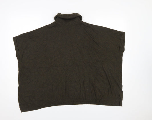 Womens UK Size S New Look Brown Pullover Jumper