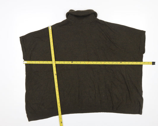 Womens UK Size S New Look Brown Pullover Jumper