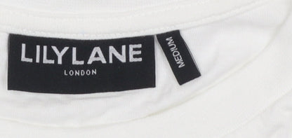 Mens UK Size M LilyLane London White  T-Shirt