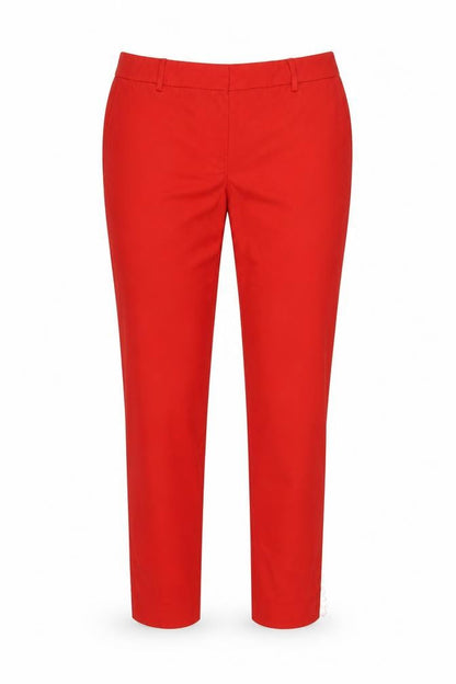Womens UK Size 12 NEXT Regular Fit Ankle Red Trousers