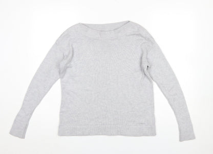 Womens UK Size 8 The White Company Grey Pullover Jumper