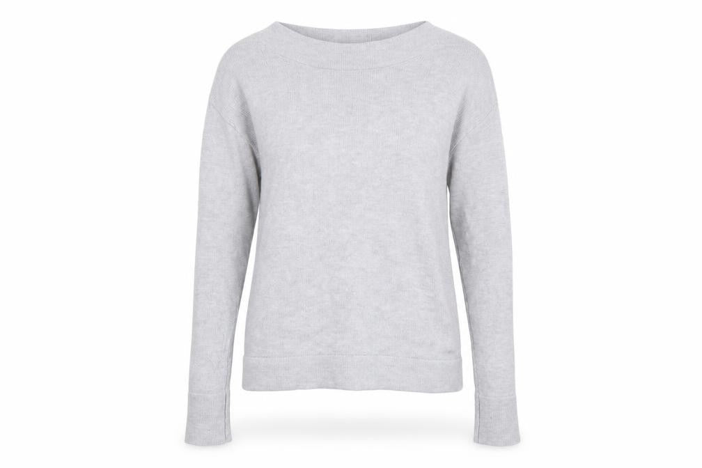 Womens UK Size 8 The White Company Grey Pullover Jumper
