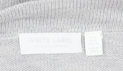 Womens UK Size 8 The White Company Grey Pullover Jumper