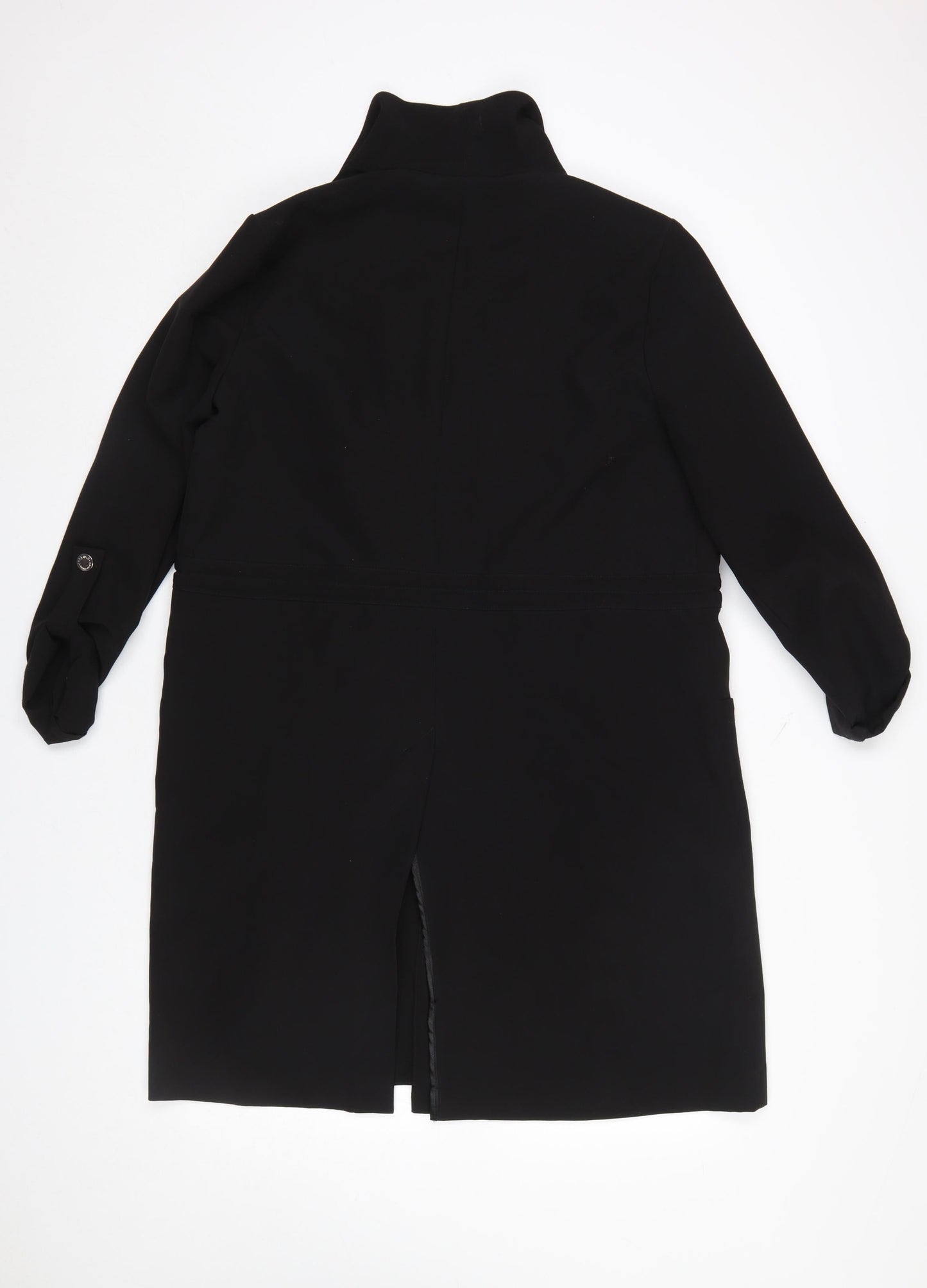 Womens UK Size 14 Star by Julien Macdonald Black Overcoat