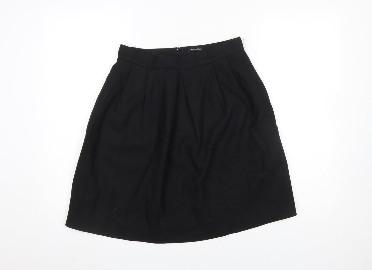 Womens UK Size 12 Massimo Dutti A-Line Twill Skirt