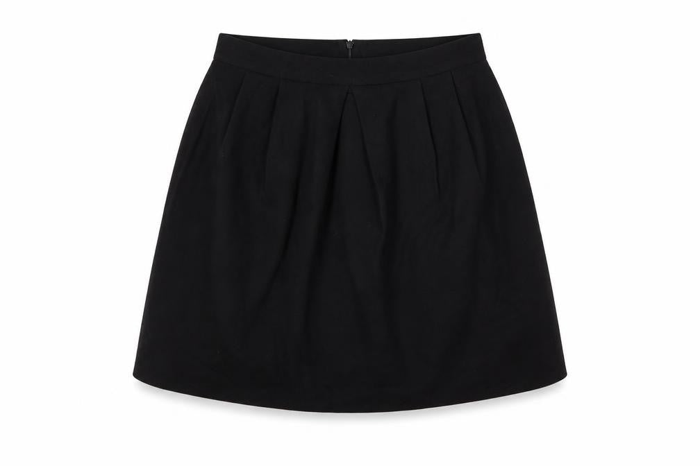 Womens UK Size 12 Massimo Dutti A-Line Twill Skirt