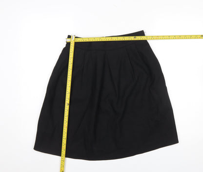 Womens UK Size 12 Massimo Dutti A-Line Twill Skirt