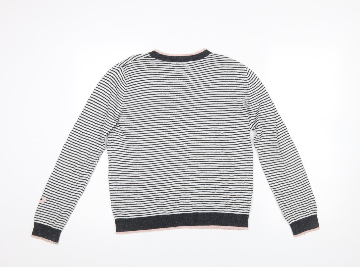 Girls UK Size 11-12 Years Mintie by Mint Velvet Black Pullover Jumper