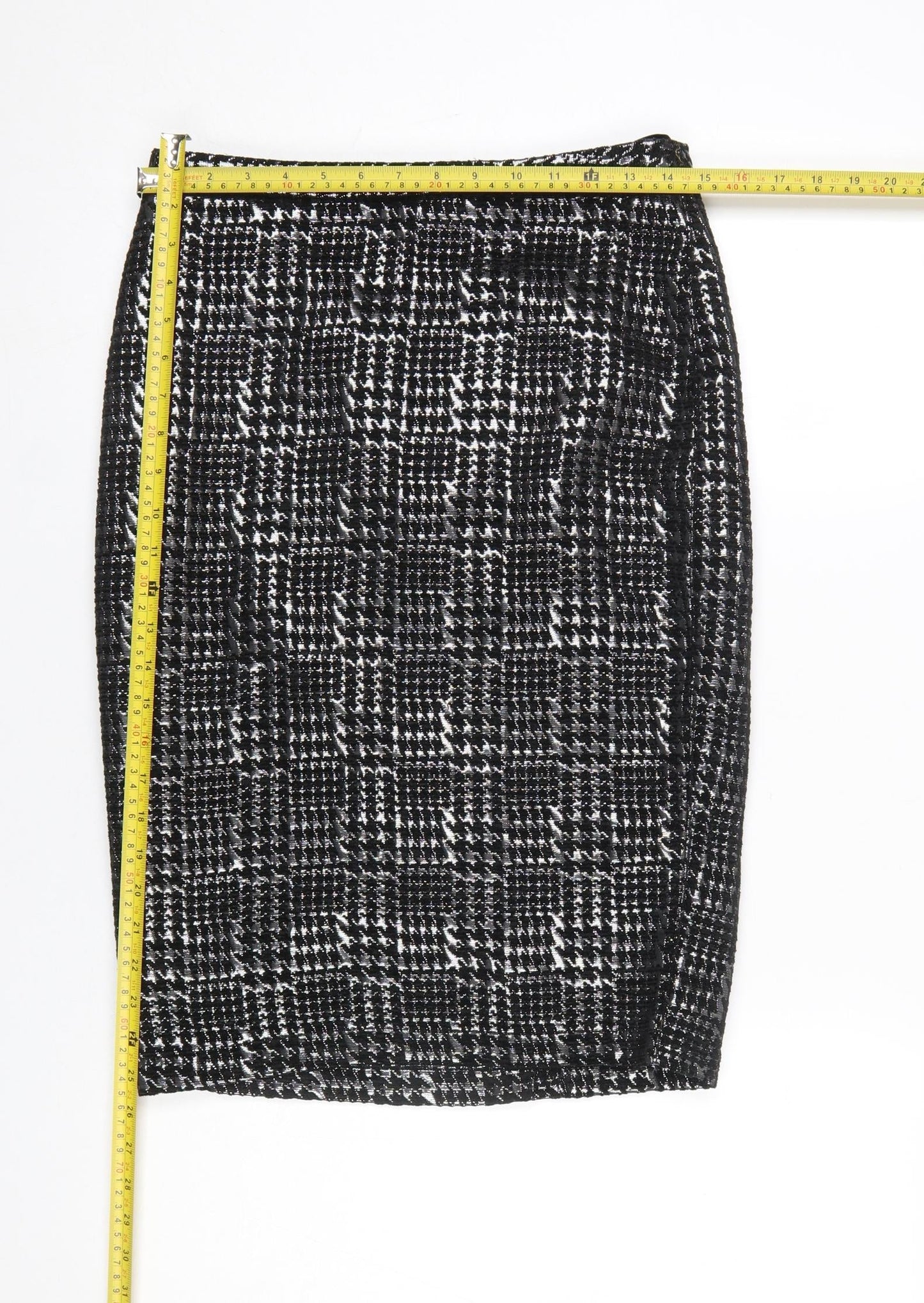 Womens UK Size 10 M&Co. Straight & Pencil Tweed Skirt