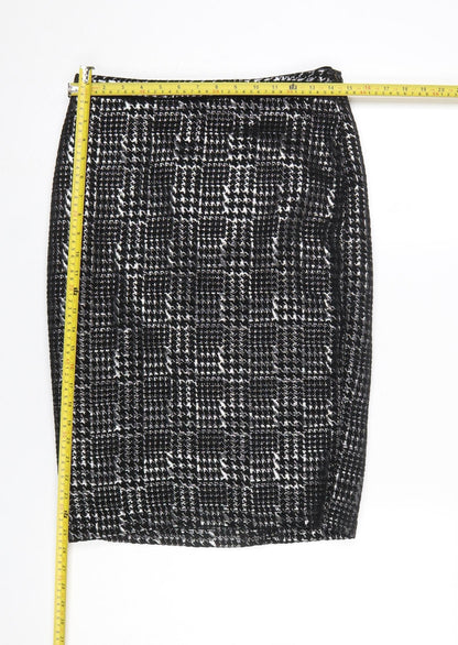 Womens UK Size 10 M&Co. Straight & Pencil Tweed Skirt
