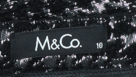 Womens UK Size 10 M&Co. Straight & Pencil Tweed Skirt