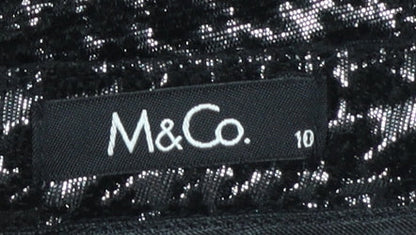 Womens UK Size 10 M&Co. Straight & Pencil Tweed Skirt