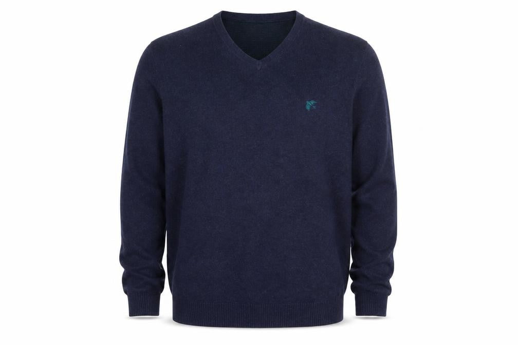 Mens UK Size XL Racing Green Blue Pullover Jumper
