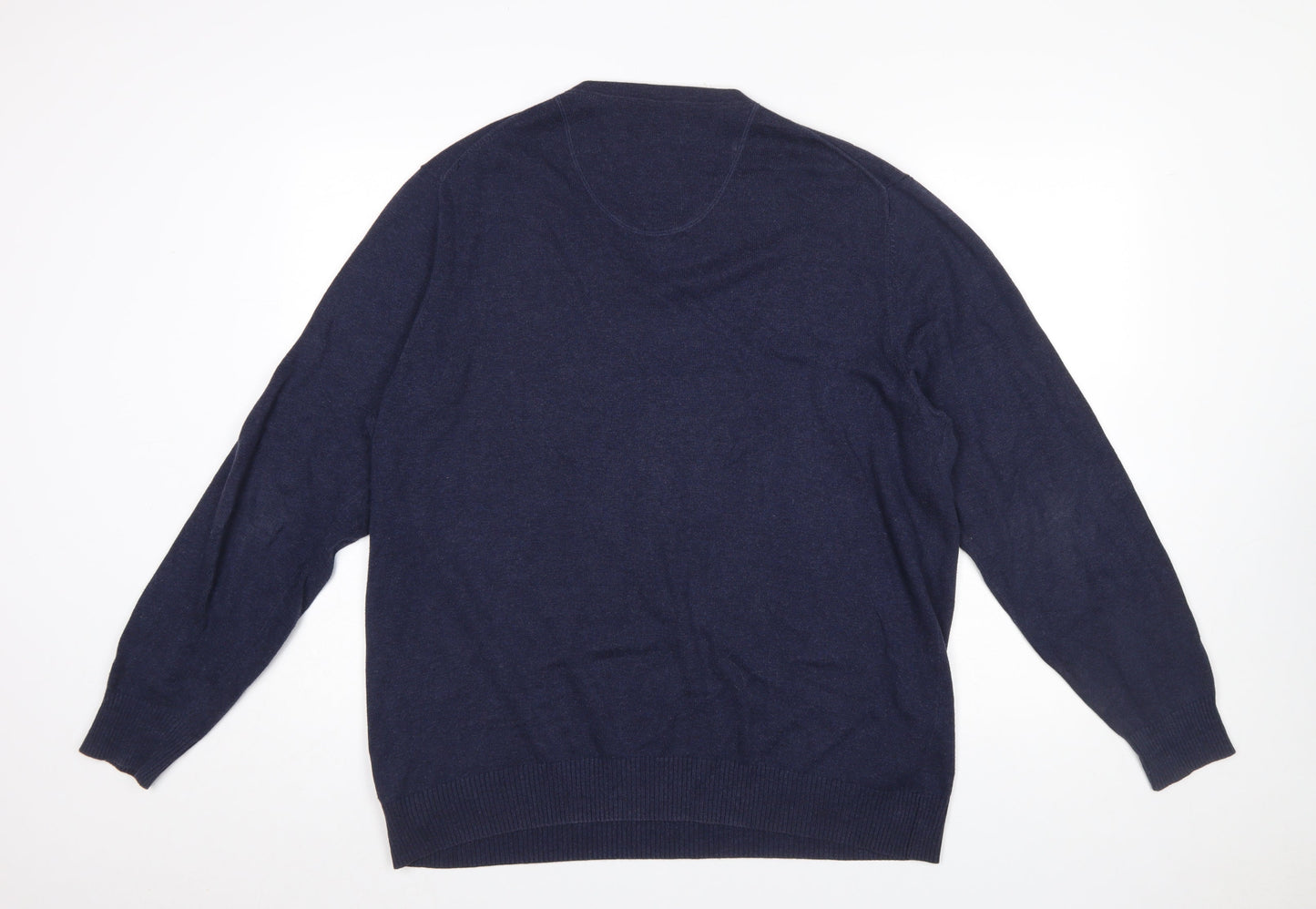 Mens UK Size XL Racing Green Blue Pullover Jumper