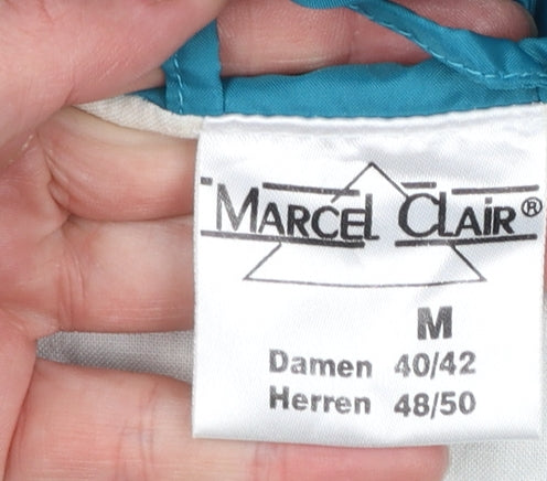 Mens UK Size M Marcel Clair Blue Windbreaker Coat