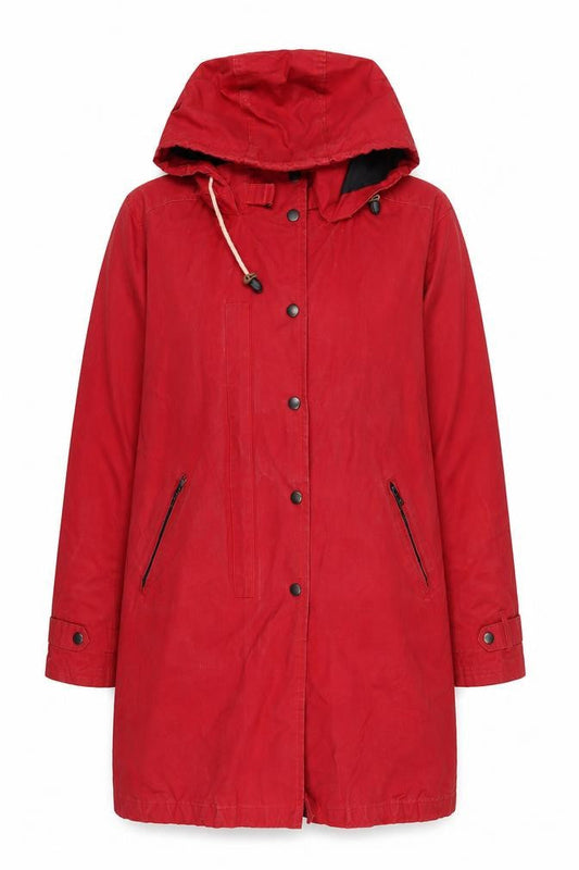 Womens UK Size 12 Celtic & Co. Red Parka Coat