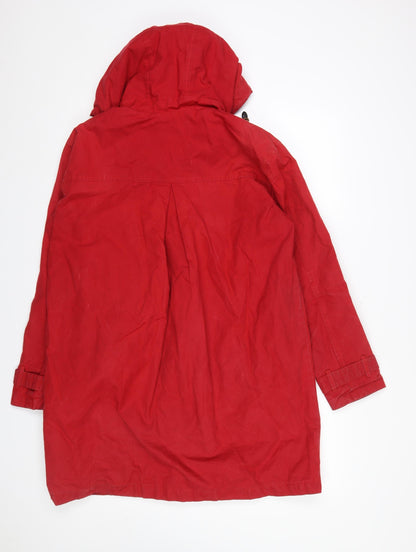 Womens UK Size 12 Celtic & Co. Red Parka Coat