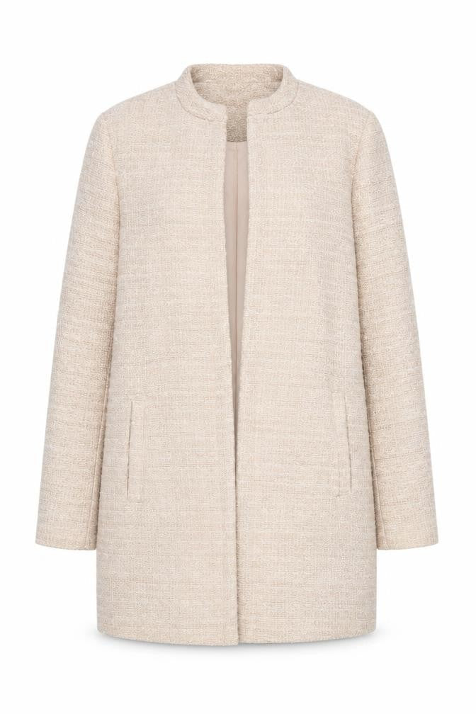 Womens UK Size 8 New Look Beige Overcoat