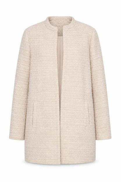 Womens UK Size 8 New Look Beige Overcoat