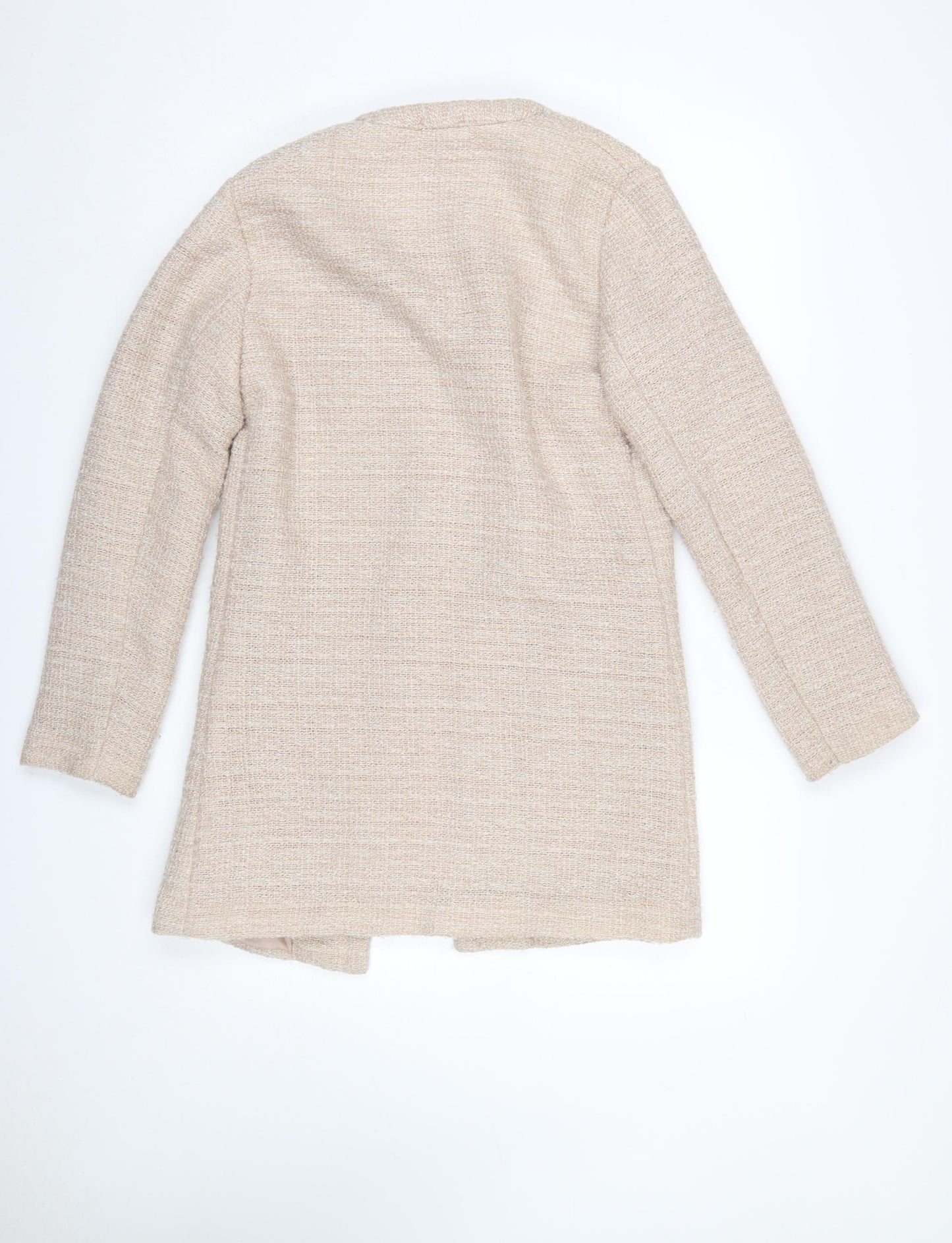 Womens UK Size 8 New Look Beige Overcoat