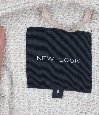 Womens UK Size 8 New Look Beige Overcoat