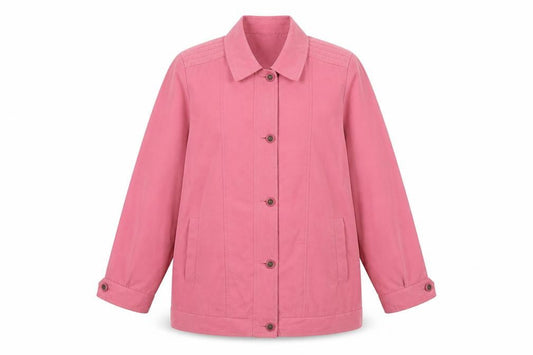 Womens UK Size 12 Klassik Pink Overcoat