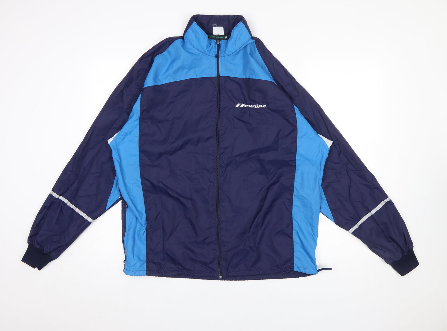 Mens UK Size S Newline Blue Windbreaker Coat