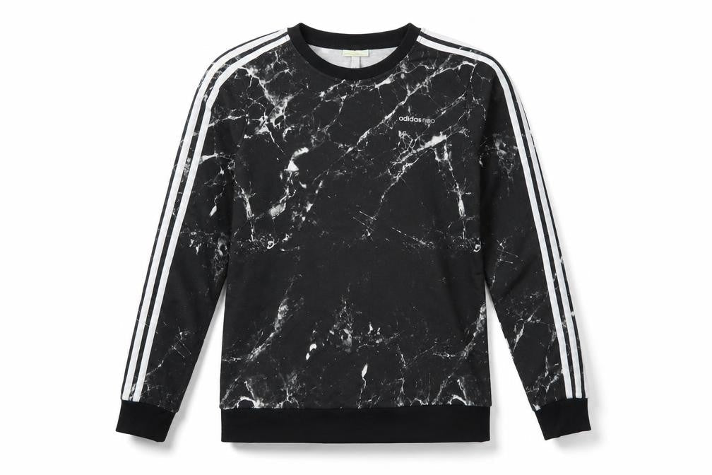 Mens UK Size M adidas Black Pullover Sweatshirt