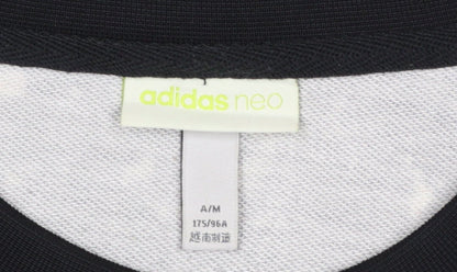 Mens UK Size M adidas Black Pullover Sweatshirt