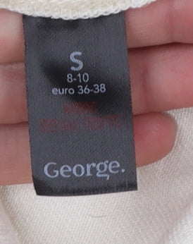 Womens UK Size S George Ivory Basic Jacket