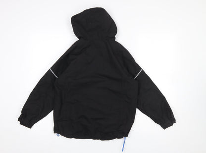 Boys UK Size 9-10 Years Granite Outdoors Black Rain Coat