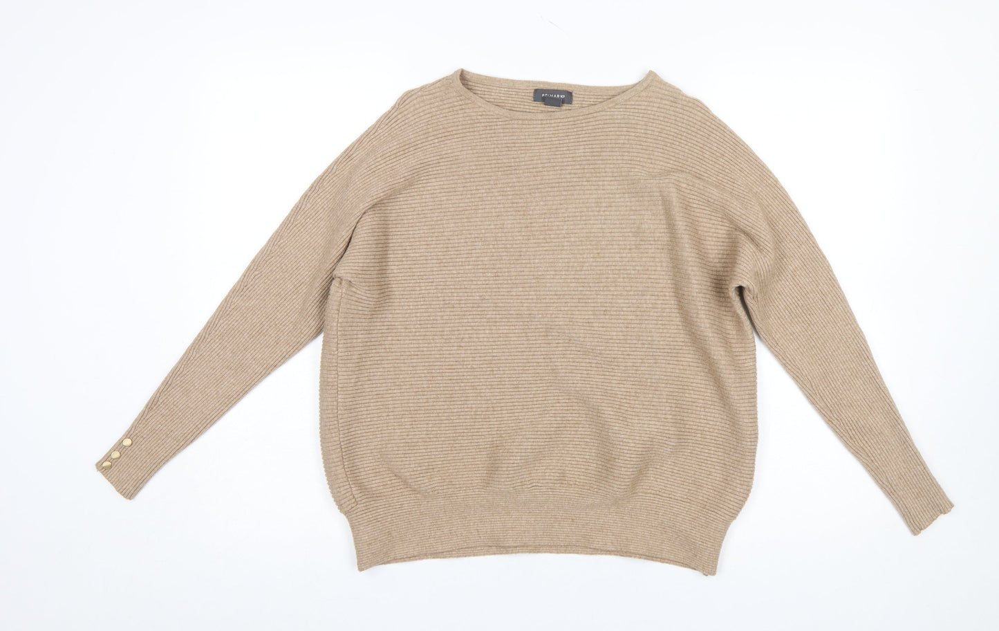 Womens UK Size S Primark Beige Pullover Jumper