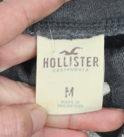 Mens UK Size M Hollister Regular Fit Sweatpants Grey Trousers