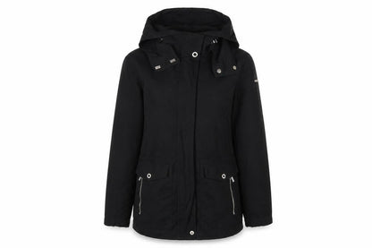Womens UK Size 10 Esprit Black Parka Coat