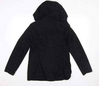 Womens UK Size 10 Esprit Black Parka Coat