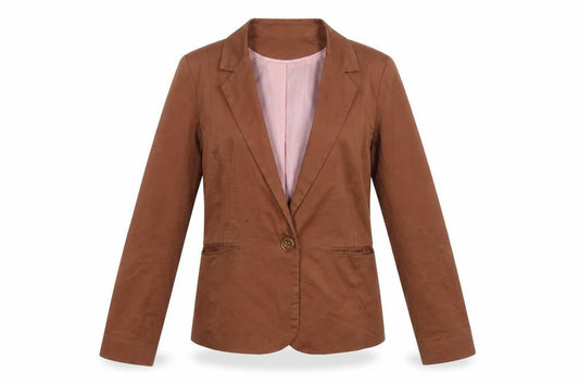 Womens UK Size 10 Atmosphere Regular Brown Blazer
