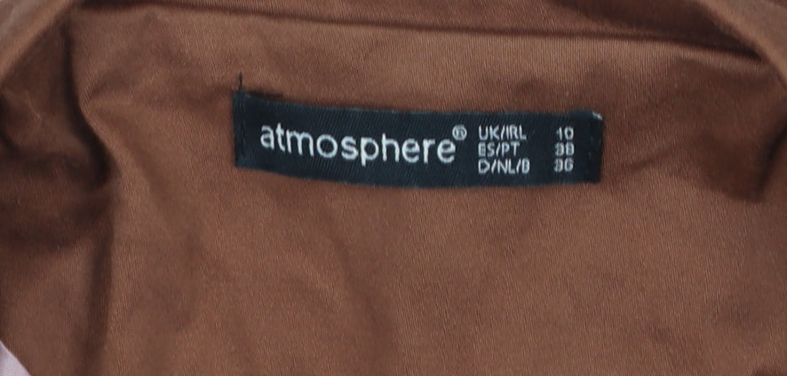 Womens UK Size 10 Atmosphere Regular Brown Blazer