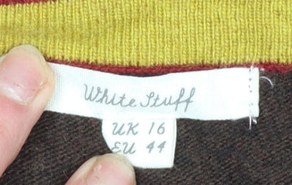 Womens UK Size 16 White Stuff Multicoloured Pullover Jumper