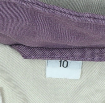 Womens UK Size 10 Klassik Clothing Purple Parka Coat