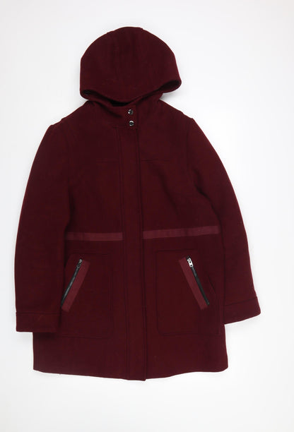 Womens UK Size 16 Dorothy Perkins Red Overcoat