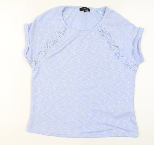 Womens UK Size 10 New Look Blue Pullover Jumper