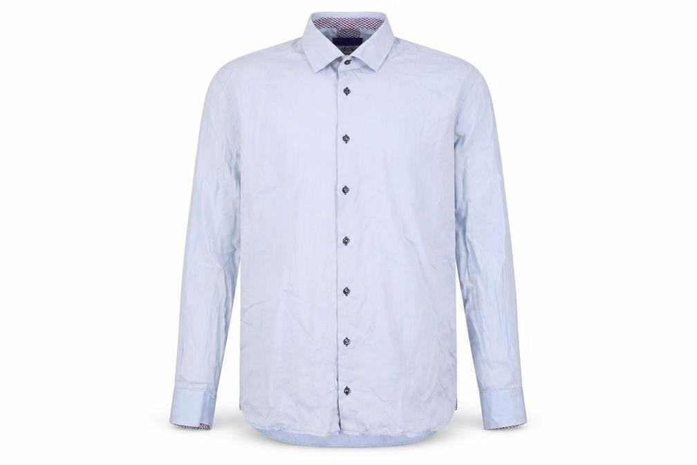 Mens UK Collar Size XL Marco Capelli Smart Blue  Dress Shirt