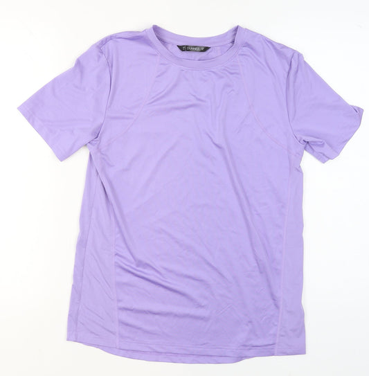 Mens UK Size XS Dunnes Purple Gym & Training Running & Jogging Yoga T-Shirt
